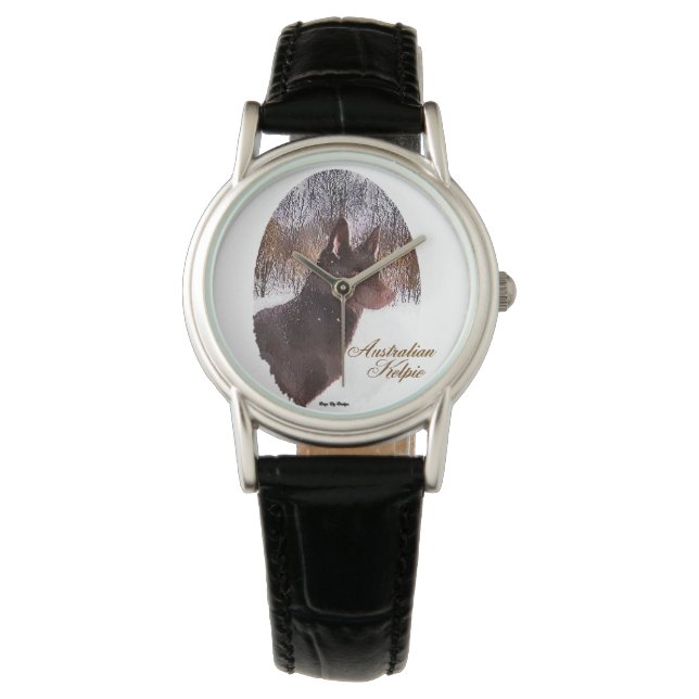 Montre Kelpie Dog Art australien (devant)