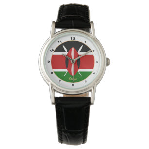 Montre Kenyan Flag & Kenya, mode/design à la mode