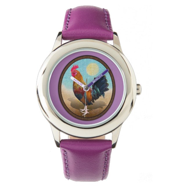 Montre Key West - Rooster tzigane Vintage ovale (devant)