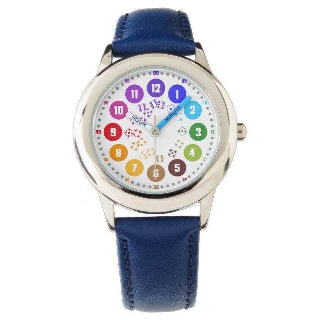 Montre KF12-M60-M-Cube-AU Lernuhr Schulanfangsgeschenk (devant)