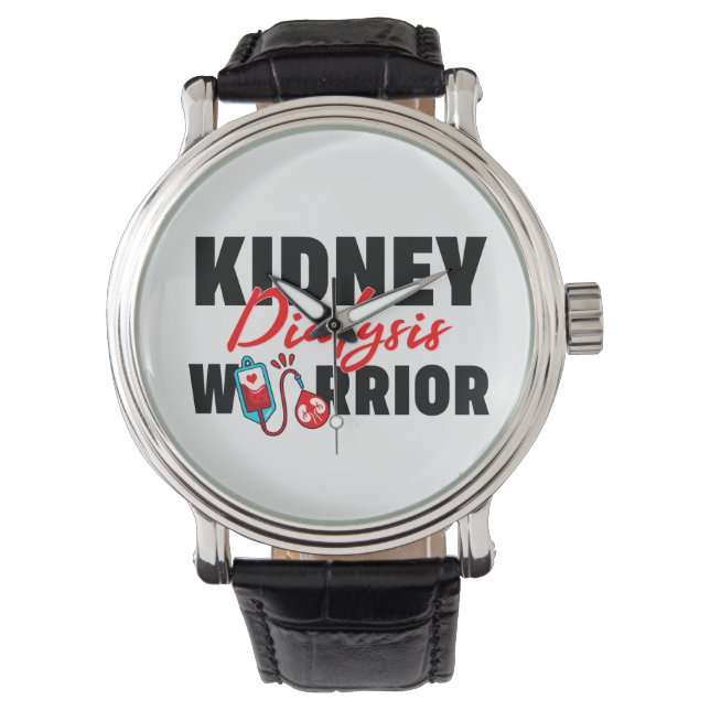 Montre Kidney Dialysis Warrior Kidney Recipient (devant)