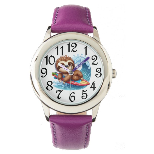 Montre Kids Sloth Surfer (devant)