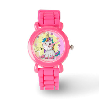 Montre kids wristwatch unicorn design