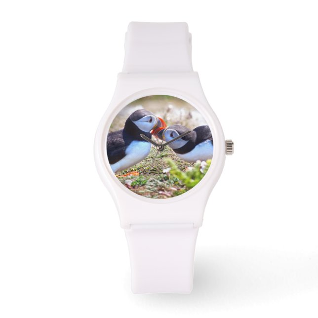Montre Kissing Puffins Watch (Recto)