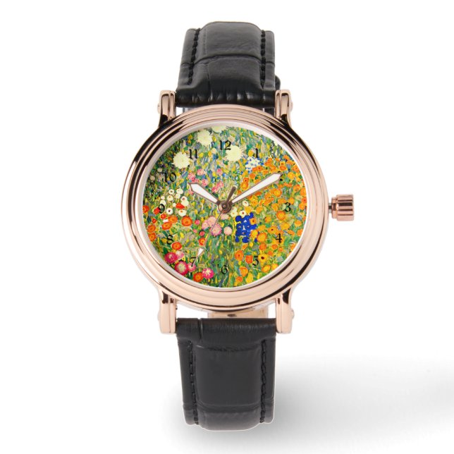 Montre Klimt - Jardin Fleur 1907 (Recto)