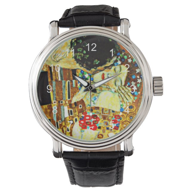 Montre Klimt : Le baiser (devant)