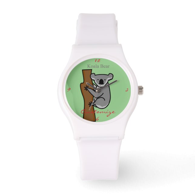 Montre Koala Bear Escalade Tree Thunder_Cove (Recto)
