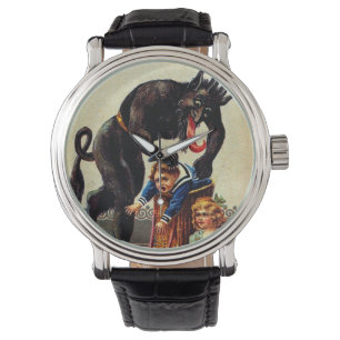 Montre Krampus Enfants en panier Regarder Noël