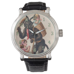 Montre Krampus Filles bienveillantes Noël Vintage