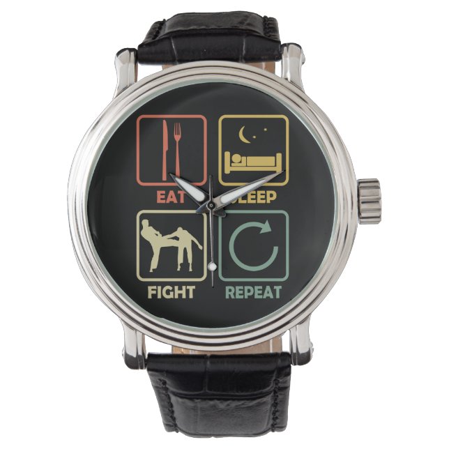 Montre Krav Maga fight military arts martial (devant)