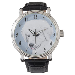 Montre Kuvasz Peinture - Cute Original Chien Art