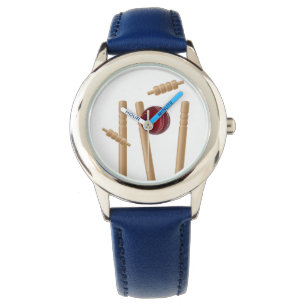 Montre La Balle De Cricket Touchant Les Pompes,