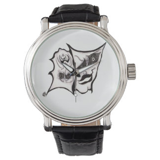 Montre La comédie de la tragédie Art Wrist Watch