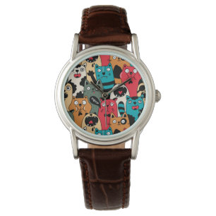 Montre La Crowd of cats
