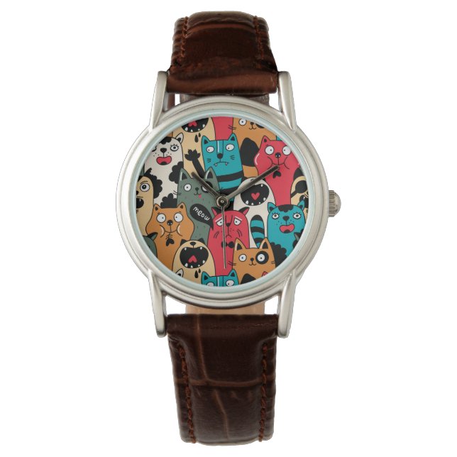 Montre La Crowd of cats (devant)