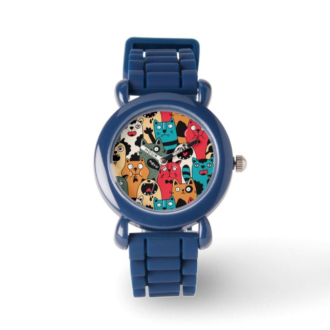 Montre La Crowd of cats (Recto)