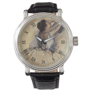 Montre La Danseuse d'Edgar Degas, Art Vintage de Ballerin