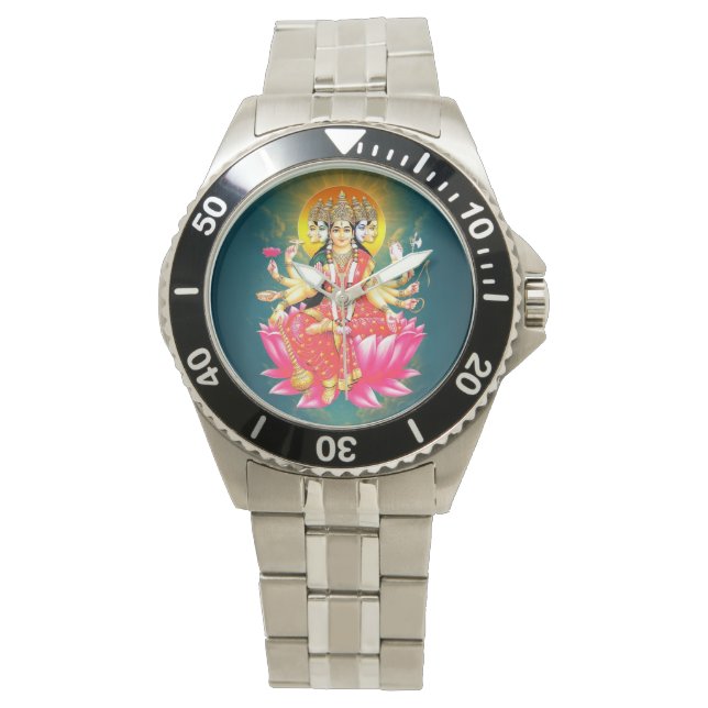 Montre La déesse hindou Gayatri Devi (devant)