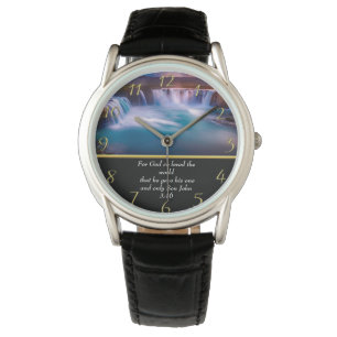 Montre La foi chrétienne une cascade Jean 3:16
