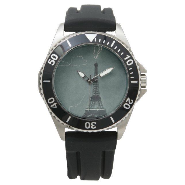 Montre La foudre frappe la Tour Eiffel (devant)