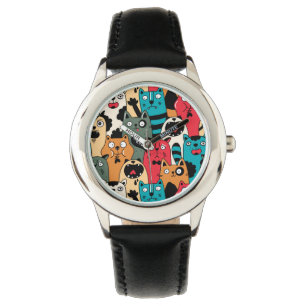 Montre La foule de chats