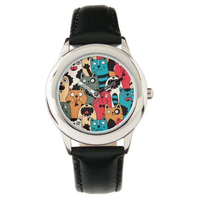 Montre La foule de chats (devant)