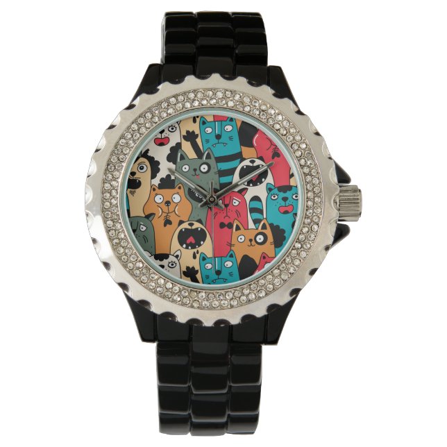 Montre La foule des chats (devant)