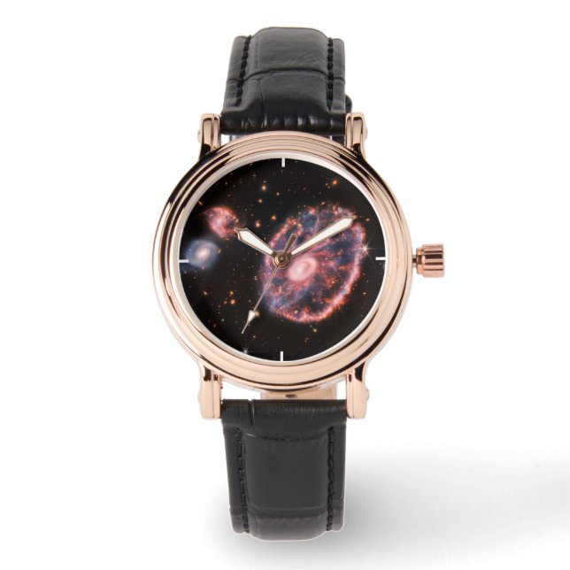 Montre La Galaxie Cartwheel Et Ses Galaxies Compagnons. (Recto)