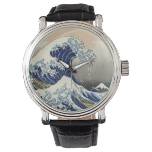 Montre La Grande Vague au large de Kanagawa Hokusai