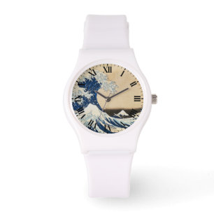 Montre La Grande Vague au large de Kanagawa par Hokusai