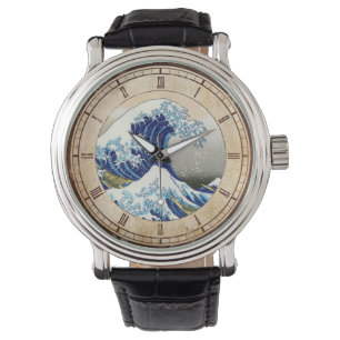 Montre La Grande Vague de Kanagawa Hokusai Katsushika art