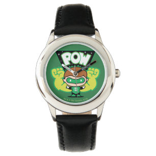 Montre La lanterne verte de Chibi forme des poings géant