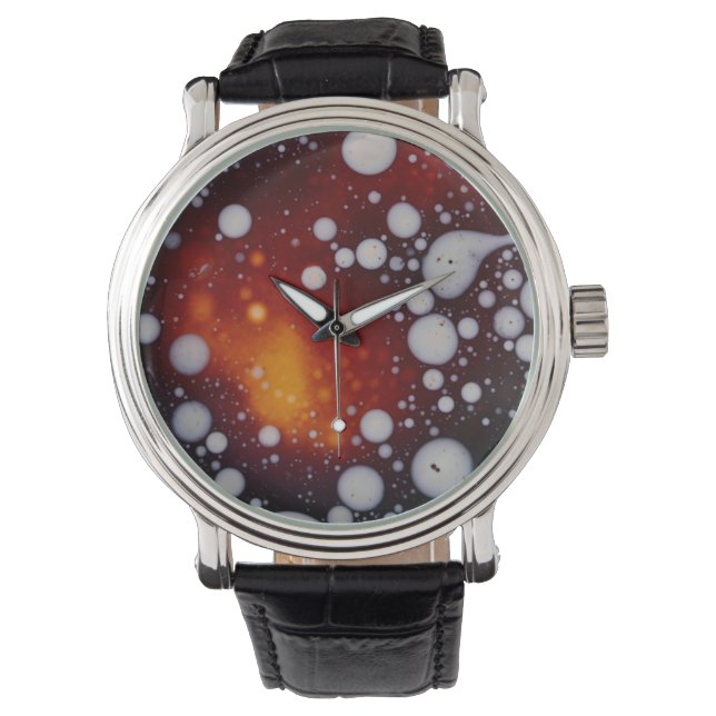 Montre La naissance des étoiles dans un liquide Abstrait (devant)