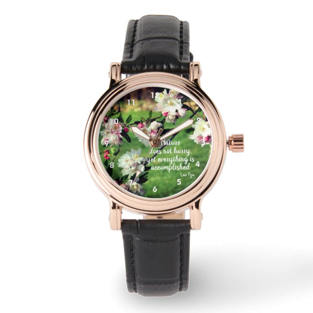 Montre La Nature Ne Se Dépêche Pas De Citer Inspirationne (Recto)