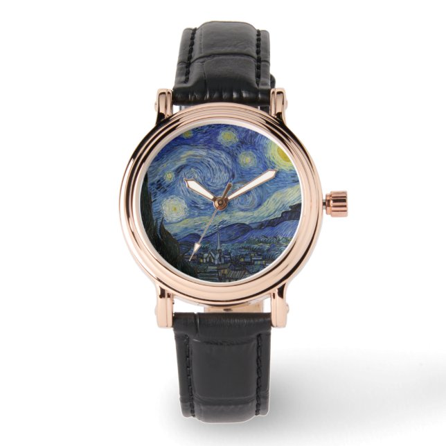 Montre La Nuit étoilée (Vincent van Gogh) (Art célèbre) (Recto)