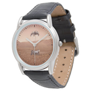 Montre La Persévérance Arrive En Toute Sécurité Sur Mars.