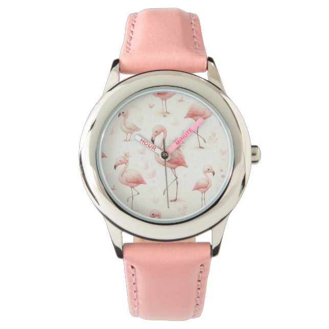 Montre La plus mignonne troupe de flamants roses (devant)