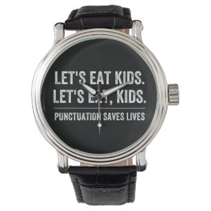 Montre La ponctuation sauve des vies