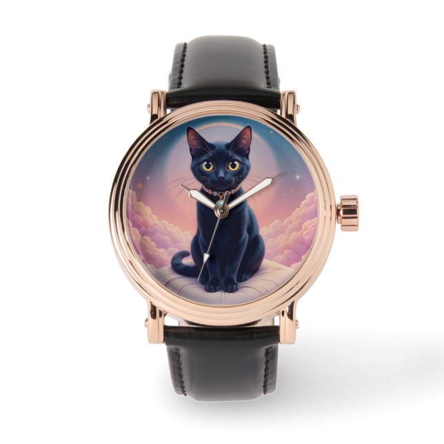 Montre La Reine Du Ciel De Chat Noir (Recto)