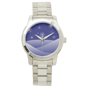 MONTRE LA SCÈNE DE NEIGE D'HIVER