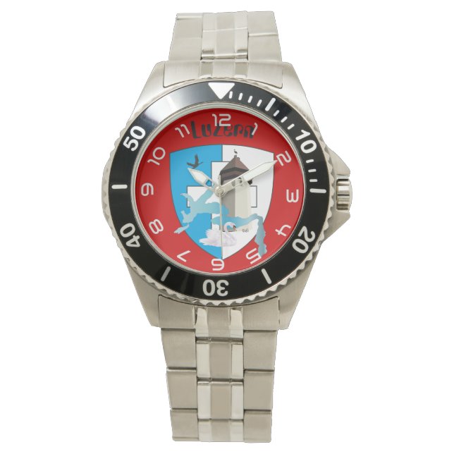 Montre La Suisse et le projet suisse Lucerne (devant)