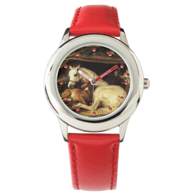 MONTRE LA TENTE ARABE AVEC CHEVAUX ET AUTRES ANIMAUX (devant)
