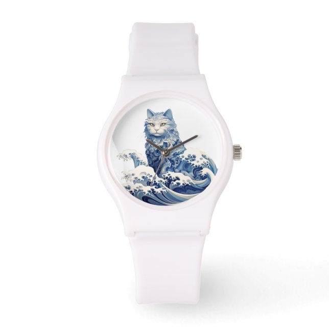 Montre La Vague De Chat Au Large De Kanagawa (Recto)