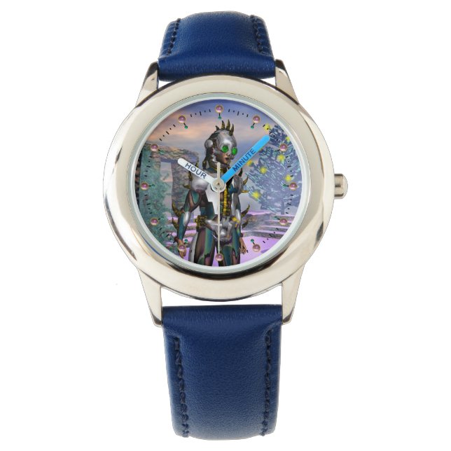 MONTRE LA VEILLE D'UN CYBORG DU NOUVEL AN (devant)