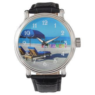 Montre La vie commence à la retraite