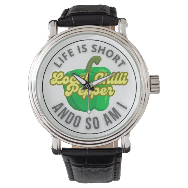 Montre La vie est courte (devant)