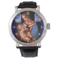 La Vierge Marie allaite Le Christ Enfant-324