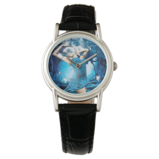 Montre Lady Blue Elvin Imaginaire Art (devant)