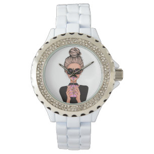 Montre Lady Boss Life, Boss Babe Woman, Girl Boss Sterlin