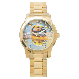 Montre Ladybug sous la pluie